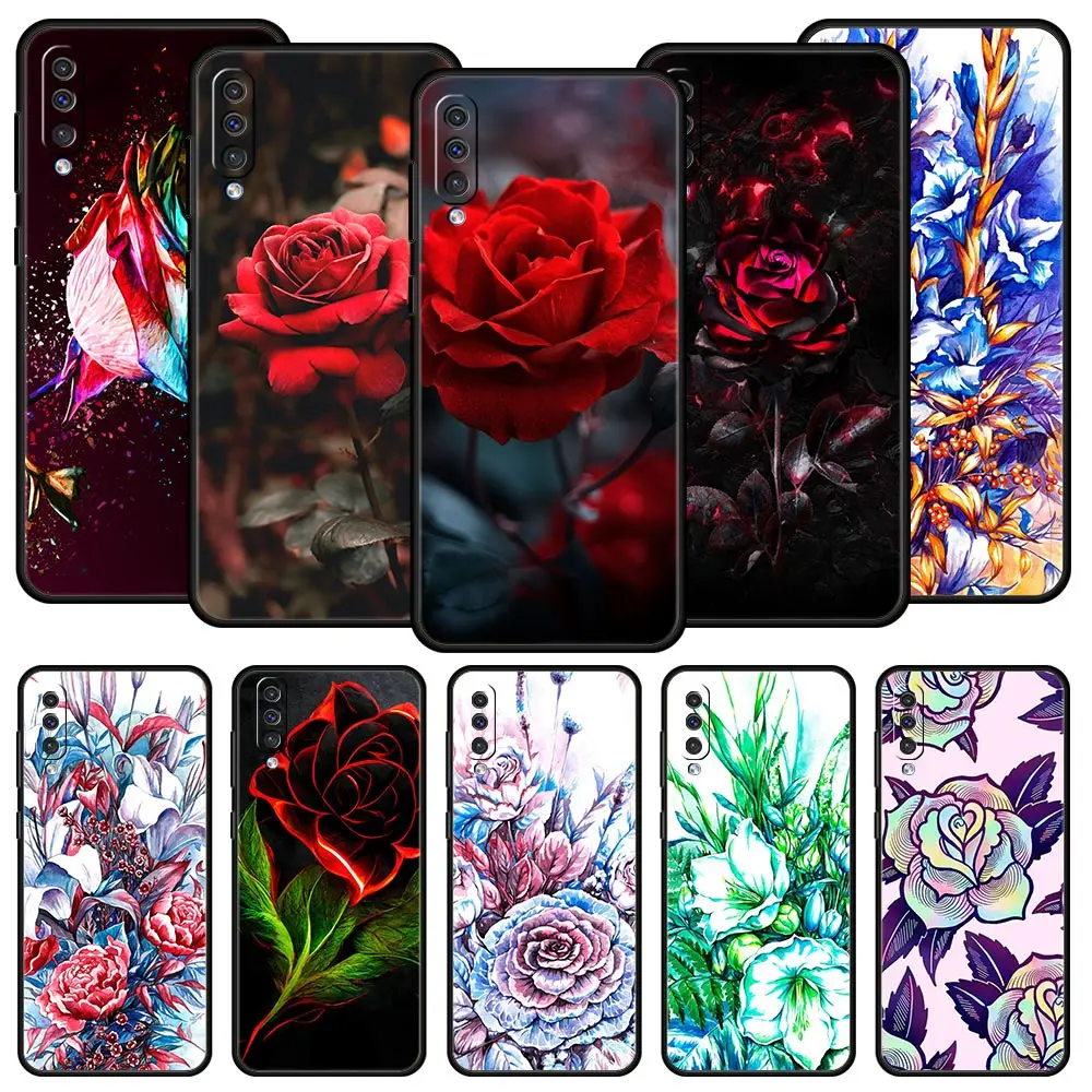 Elegant Rose Blossom Phone Case Cover