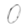 Bague taille 6/7/8/9/10/11/12 brossé Simple couleur argent bague hommes minimaliste alliance bagues de fiançailles femmes hommes bijoux