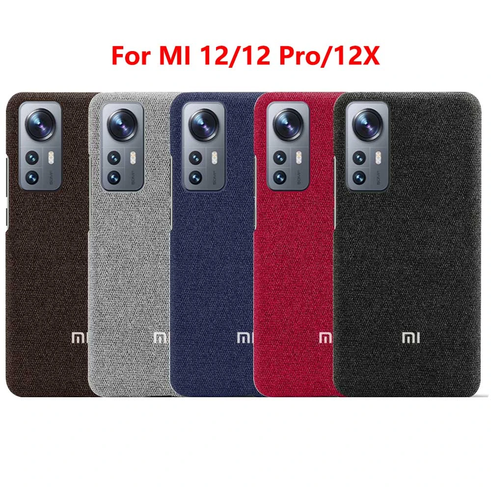 clear iphone 11 Pro Max case MI 12 fabric Case For Xiaomi 12 Pro Canvas Case MI 12X Luxury Phone Cover mi 12 Leather Thin Skin Pattem Stand Protective shell cool iphone 11 Pro Max cases