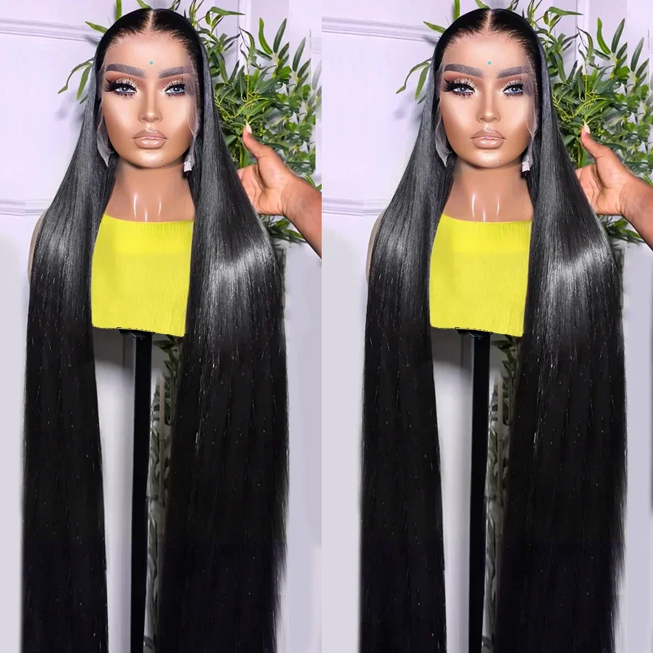 13x4 HD Lace Frontal Wigs Bone Straight 13x6 Brazilian Virgin Human Hair Lace Front Wig For Women Closure Wigs 30 Inch