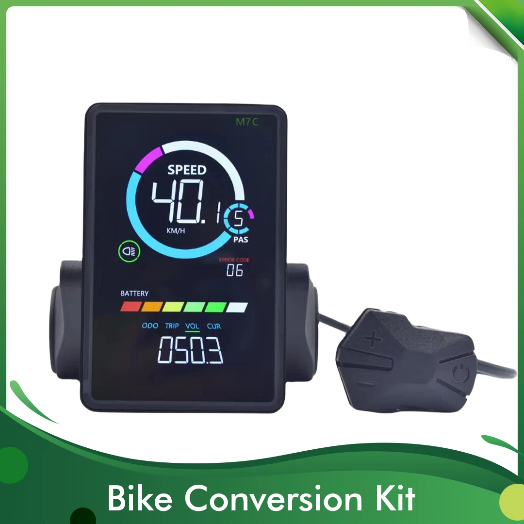 E-Bike Display 24V/36V/48V LCD - Wasserdicht Mit 6-Pin Anschluss