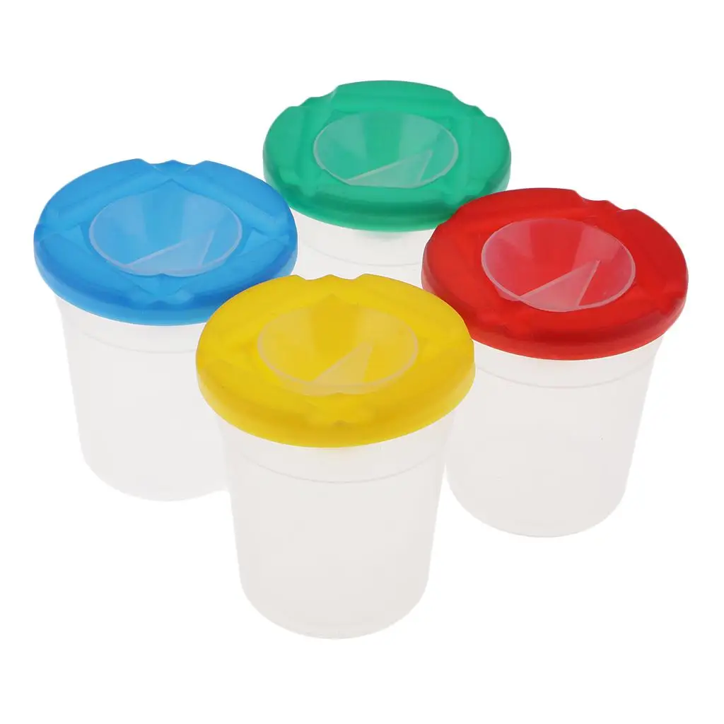 Spill-Proof Paint Cups 6