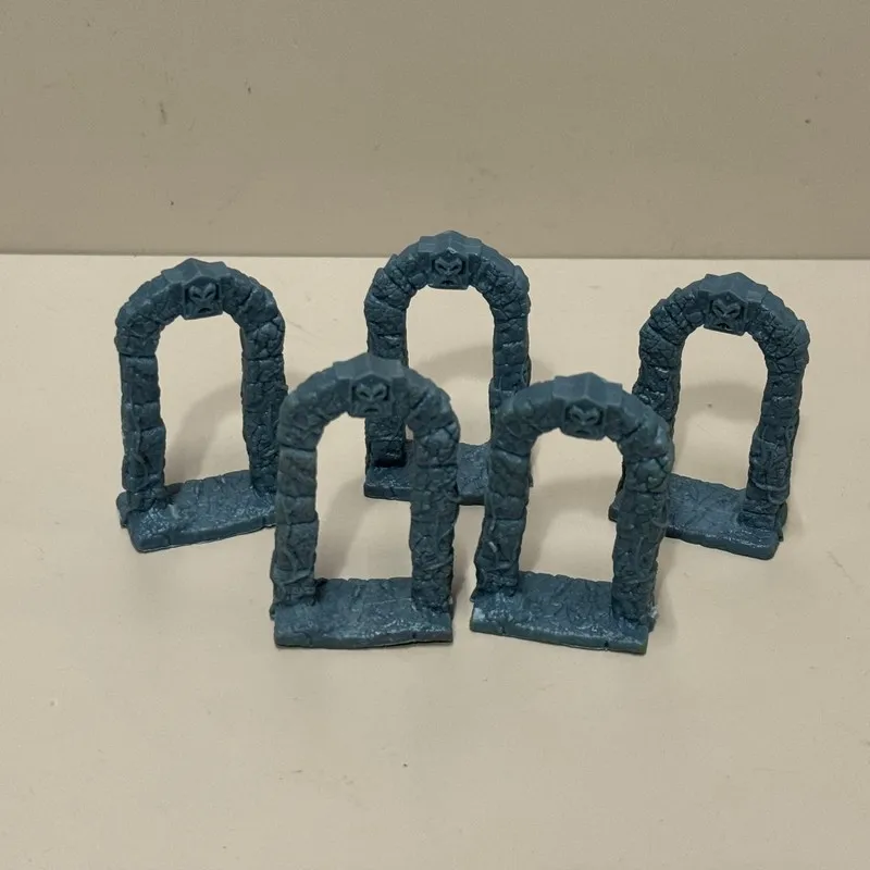 Set of Heroes and Orcs Miniature Figures for Fantasy Board Games and Tabletop RPGs