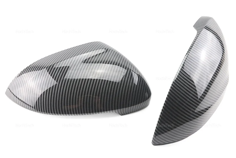 Für Volkswagen Passat 2014-2022 Arteon 2017-2023 Carbon Look Glänzend Schwarz Ersatz Rückspiegel Abdeckungen Kappe – Detail 26