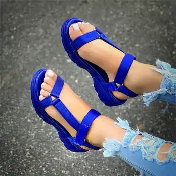 Beach Shoes Woman 2024 Summer Sandals Woman Non-slip Casual Multicolor Shoes Fashion Solid Open Toe Sandals Comfortable - Image 2