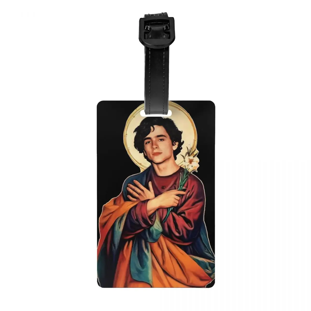 

Custom Saint Timothee Chalamet Luggage Tag Privacy Protection 90s TV Actor Baggage Tags Travel Bag Labels Suitcase