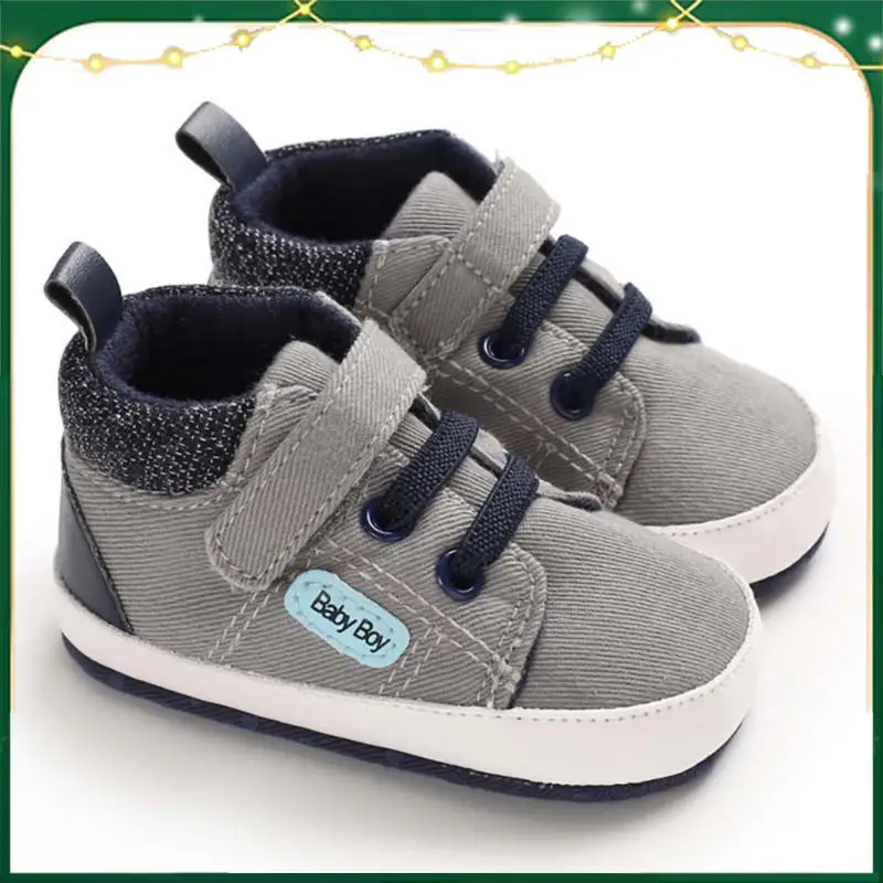 HighTopBabyShoesBoysToddlerRunningWalkerInfantClassicCanvasSneakersBabySports