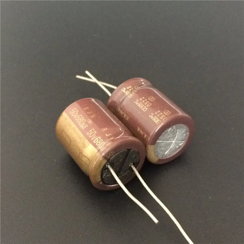 

5pcs 680uF 50V Japan ELNA RJH Series 16x20mm High Reliability Low Impedance 50V680uF Audio Capacitor Brown Gold