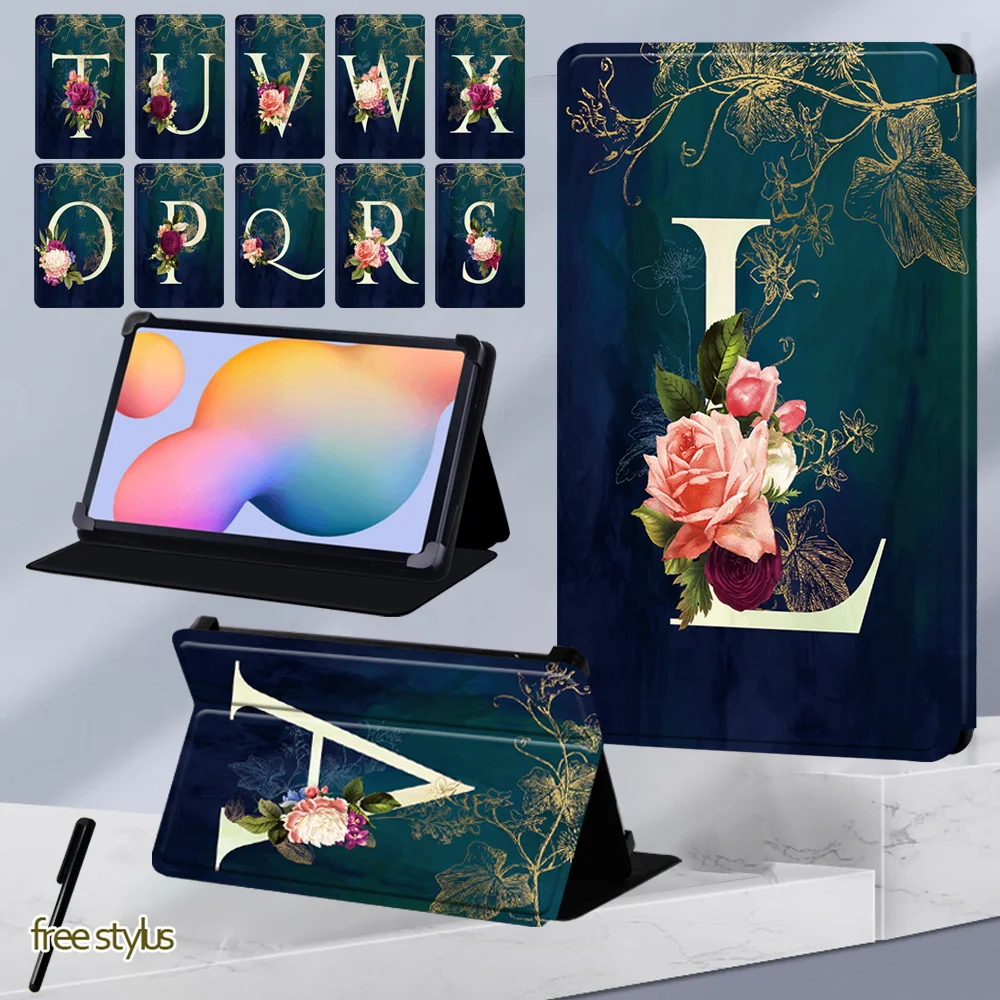 Custodia Con Motivo Floreale Per Samsung Tab S2/Tab S3/Tab S4/Tab S5E 10.5/Tab S6 T865/Tab Custodia Per Tablet S7 Custodia Regolabile In Pelle