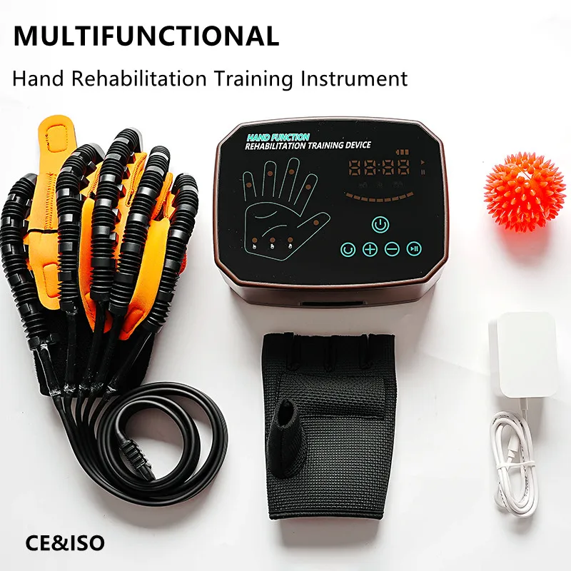 

Truly Effective Certified Rehabilitation Robot Glove Hand Device for Stroke Hemiplegia Hand Function Recovery Finger Trainer