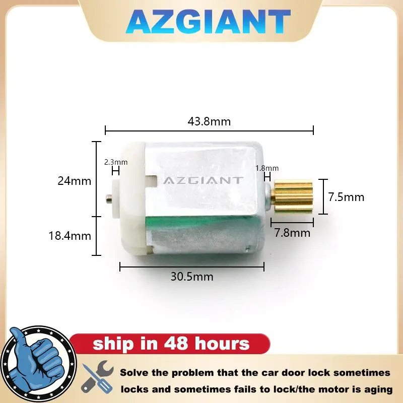 Motori Fc-280Sa-18165 9T Gear 12V Dc In Car Door Lock Attuatore Kit Di Riparazione Spazzola Di Carbone Per Ferrari 599 612 Ferrari 430 F430