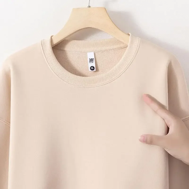 Pullover addensati autunno inverno per donna e uomo Felpe con cappuccio casual fai da te a maniche lunghe Abbigliamento Felpe con stampa logo personalizzato unisex 5