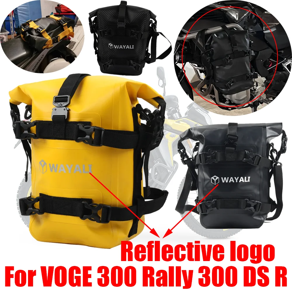 Borsa Portautensili Impermeabile Per Voge 300 Rally Gy Gy300 300 Rally 300Ds 300R 300 Ds R Accessori Telaio Crash Bar Borse Portaoggetti Per Bagagli