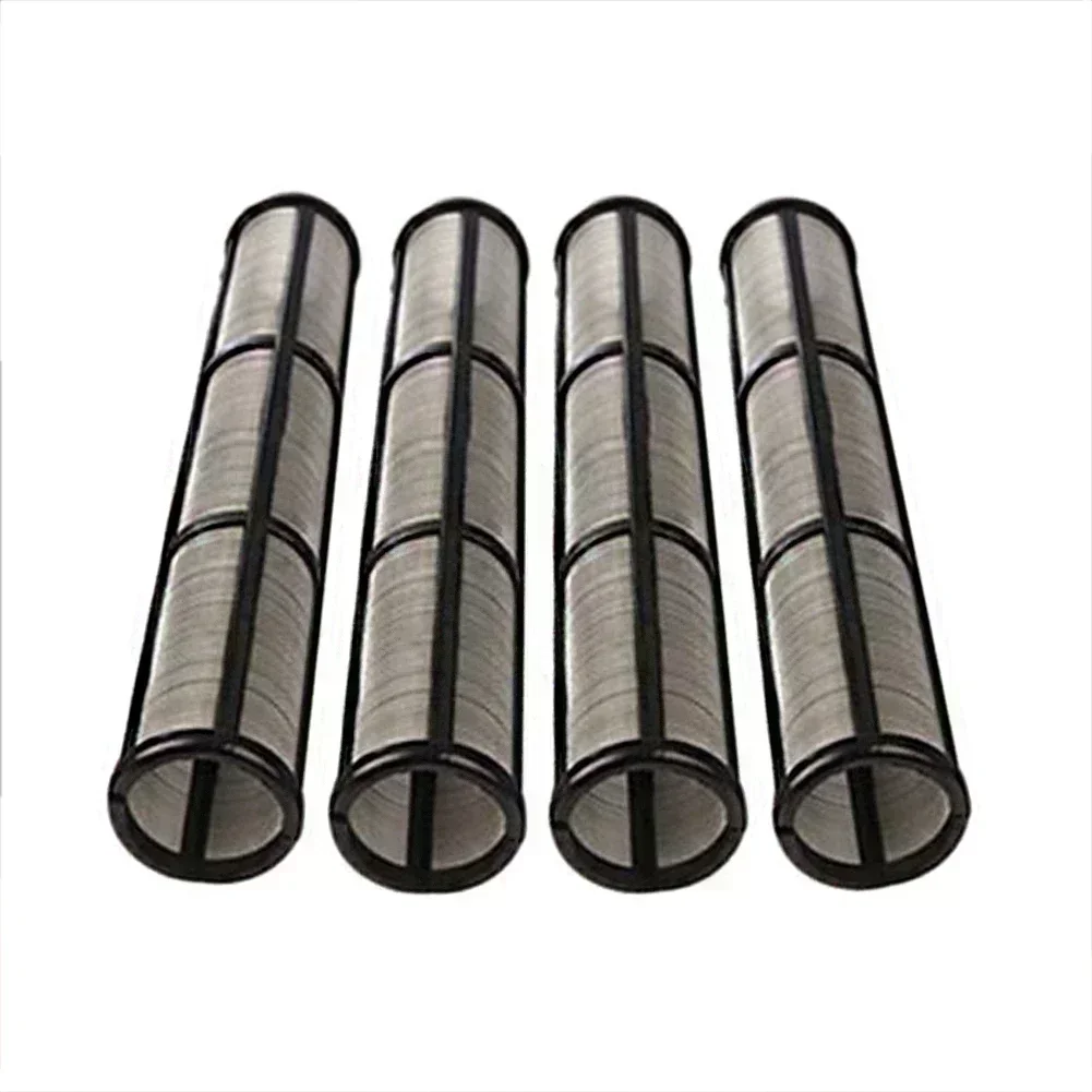 4pcs Airless Sprayer Pump Long Manifold Filter 30/60/100 Mesh 244071 244067 244068 For G-Contractor II G-Contractor FTx II airless sprayer pump