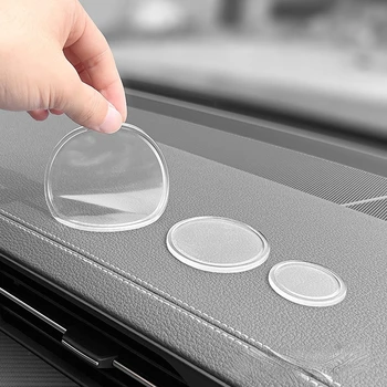 3PCS Car Dashboard Non-Slip Mats, Removable Sticky Silicone Gel Pad, Multi-Functional Auto Magic Gel Holder Stick to Cell Phone 1