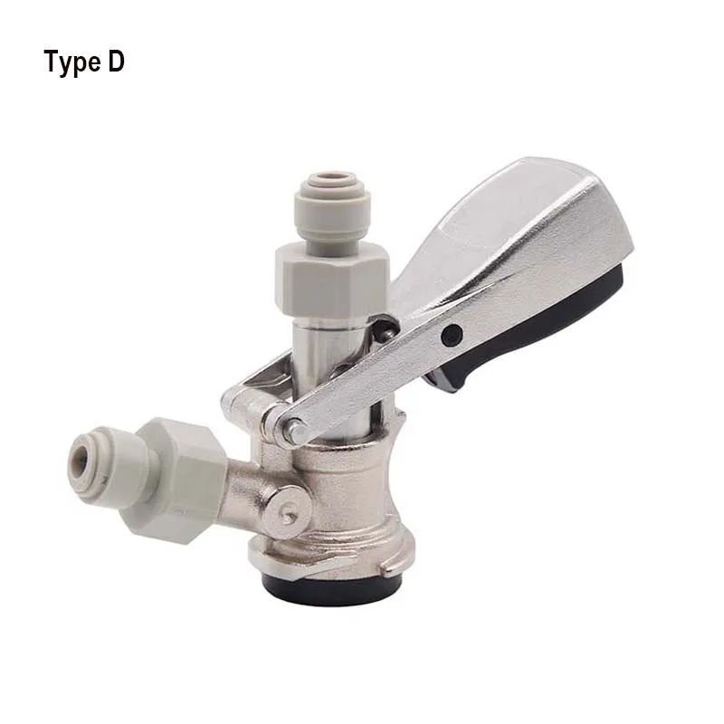 Premium Draft Beer Dispensing Coupler with Brass Body & Stainless Probe