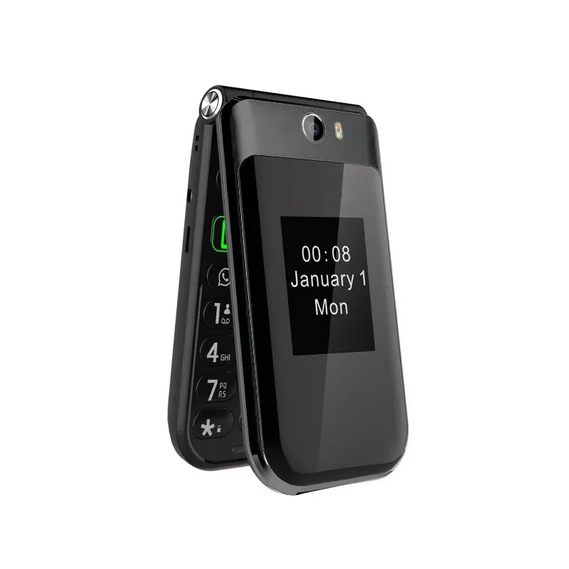 The Best Phone Google Play Available Q3 3+32GB New Model Android Flip Smartphone Free Shipping