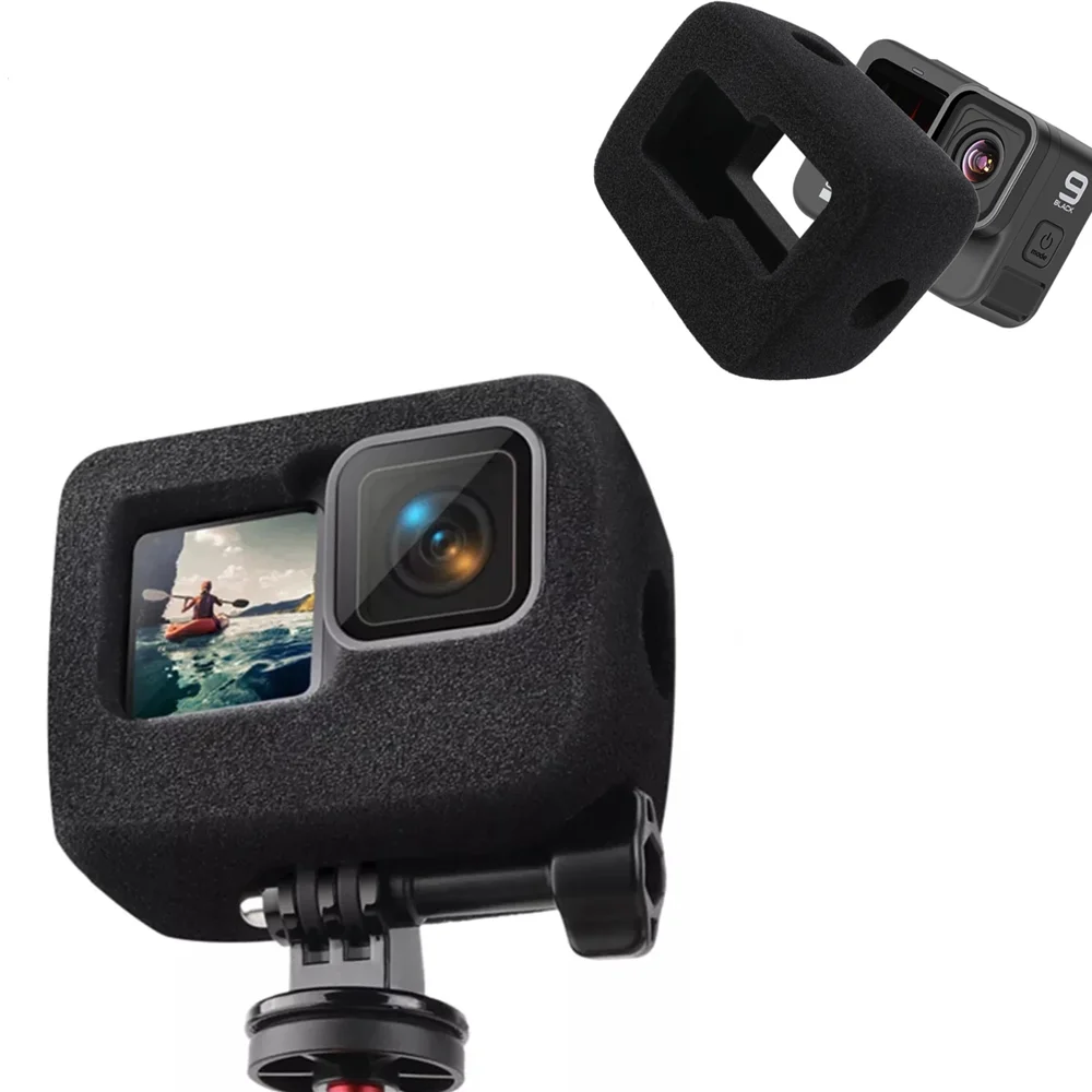 Cache Anti-Vent Mousse pour GoPro Hero 12/11/10/9 - Réduction Bruit