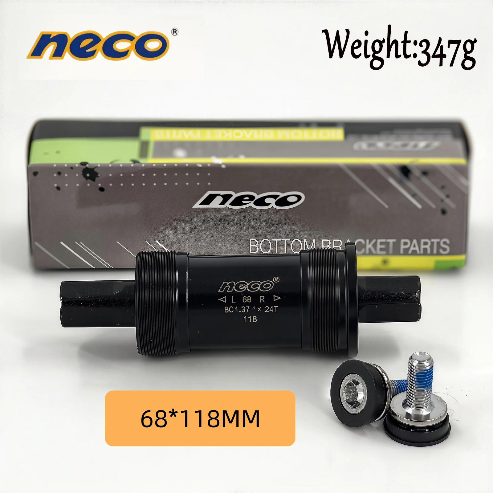 Neco دراجة مربع مدبب الخيوط أسفل قوس BSA BB68 مختو...