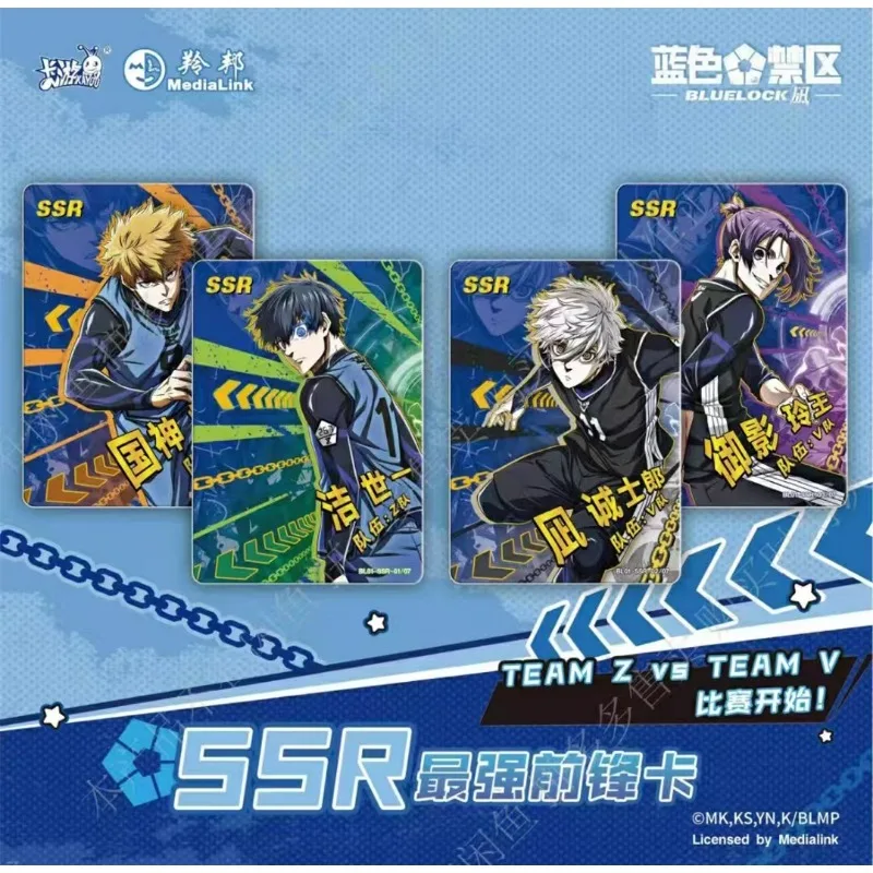 KAYOU BLUE LOCK transaction card Star player original stone collection card Children's toys holiday gifts
