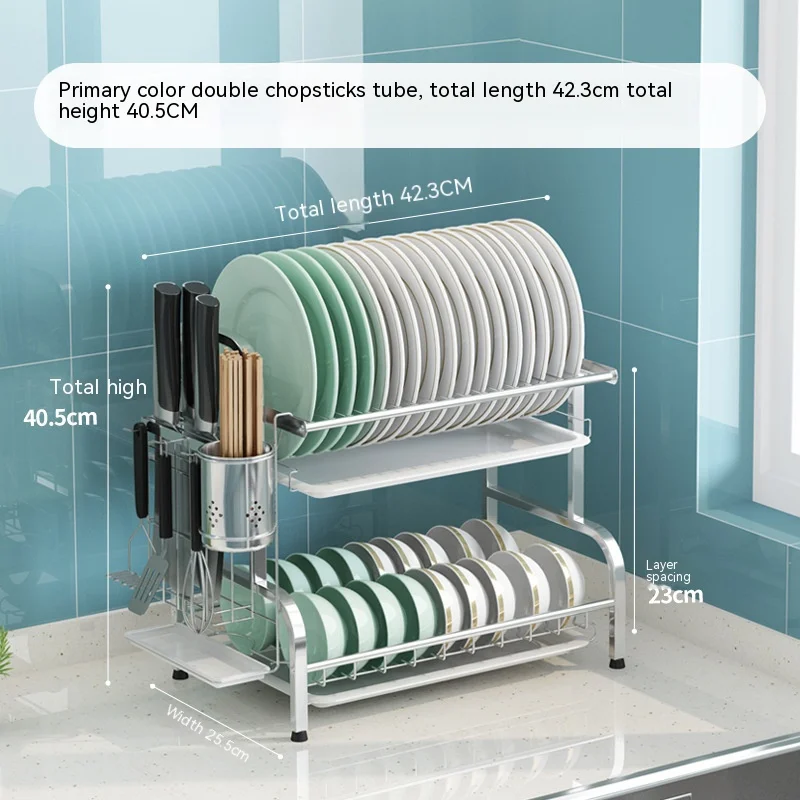 https://ae01.alicdn.com/kf/S52b021ddce8944238cf19dc65e0a7151y/Dish-Drying-Rack-Drainer-2-Tier-Strainer-Holder-Tray-cKitchen-Accessories-with-chopping-board-Knife-holder.jpg