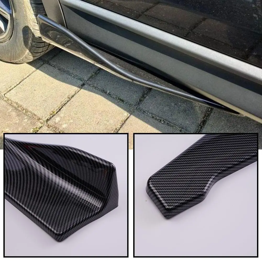 Universal Car Side Skirt Bumper Spoiler Splitter Protector For Ford all Models Anti-collision Edge Protection Car Accessories car bumper accessories