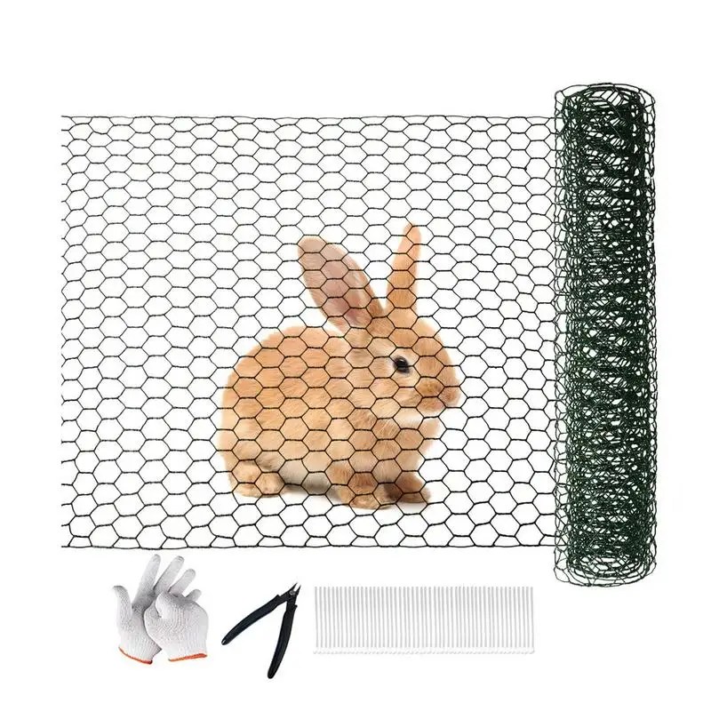 Malla Plástica Para Jardín Y Protección - 40 Cm X 6 M - Ideal Para Conejos, Pollos Y Cercados