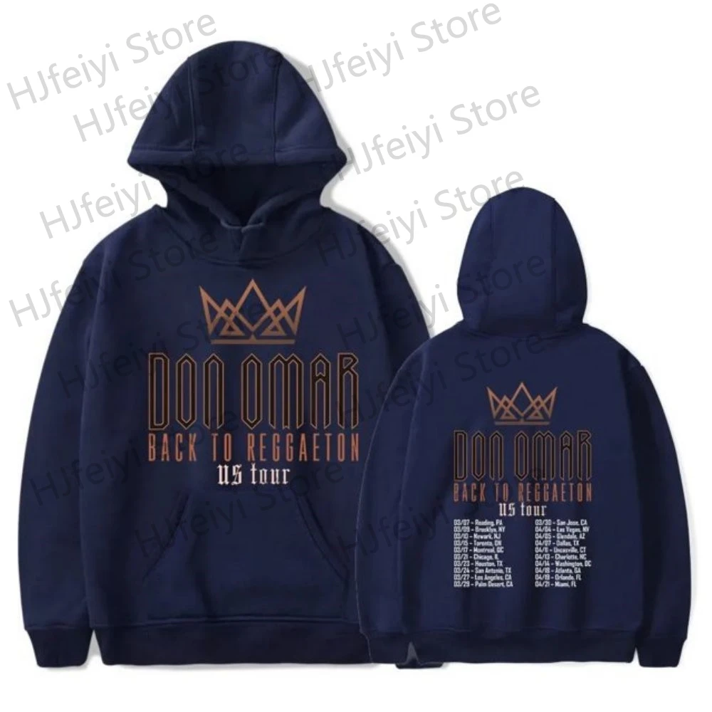 thumbnail image 1 of Sudadera con capucha Don Omar Back To Reggaeton Tour 2024 para hombre y mujer, unisex, de manga larga, estilo urbano, 1 of 5