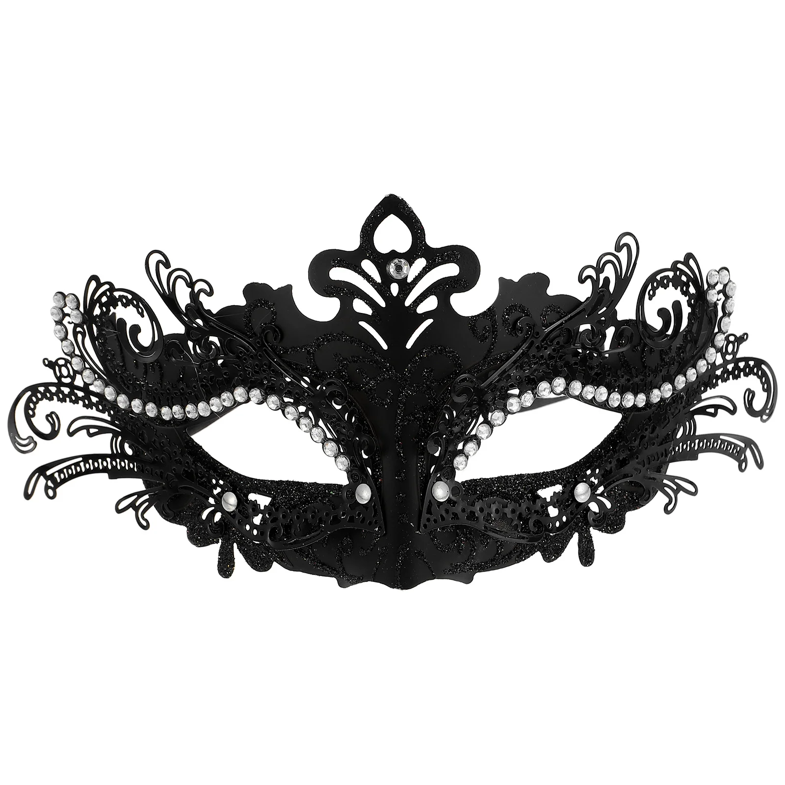 

Woman Halloween Masks Mask Cosplay Prop Party Decorate Metal Women Half Face Photography Decorative Miss