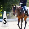 Horse Training Equipment Portable White Dressage Letter Cone Set Horse Training Equipment Stackable Sports Training Cone 4