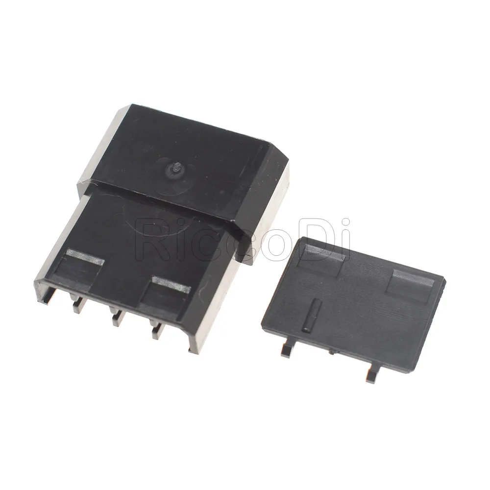 암컷 원피스 나일론 쉘 플러그 전원 커넥터, 단자가 있는 4 핀 IDE, 몰렉스 5.08mm 피치, 10-100Kts