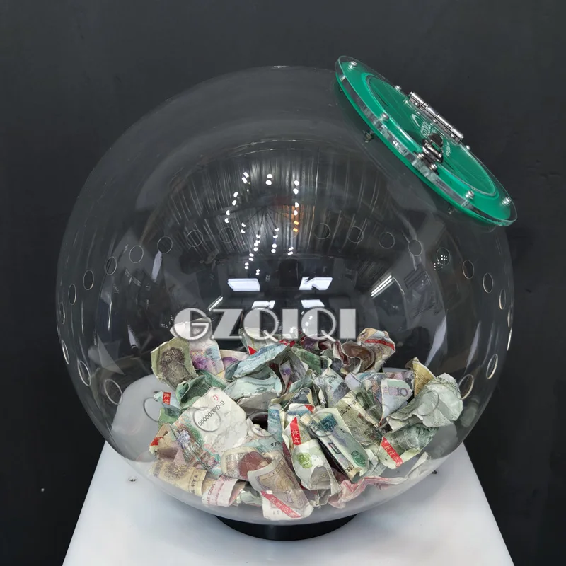 Z35 electric air blowing money grab machine cash coupon ball grab machine prize draw prize draw lottery