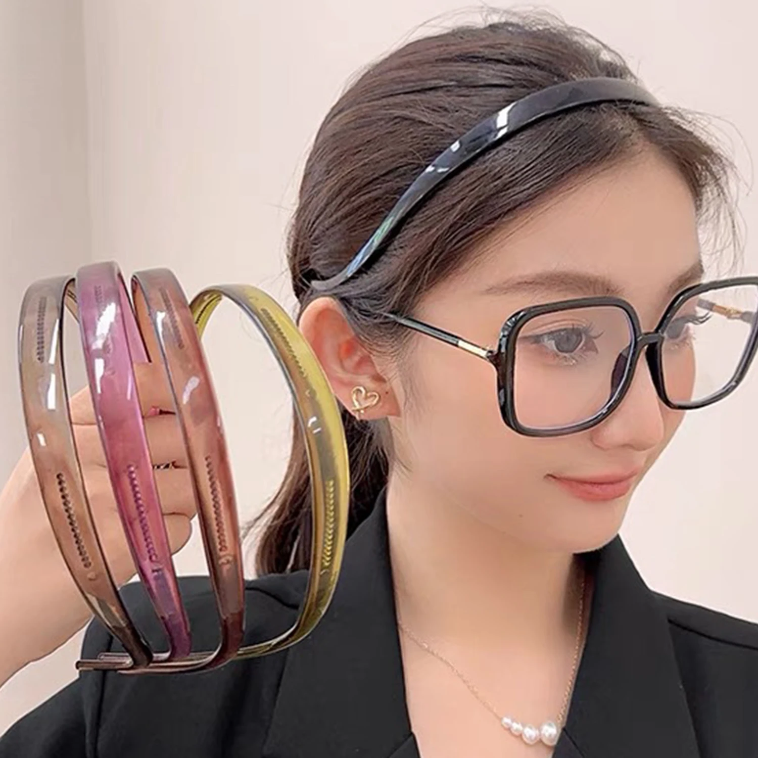 

Hot Sale Sunglasses Headband Black Hairband The Redesigned Hair Bands That Fits Like Sunglasses Women Hair Accessories