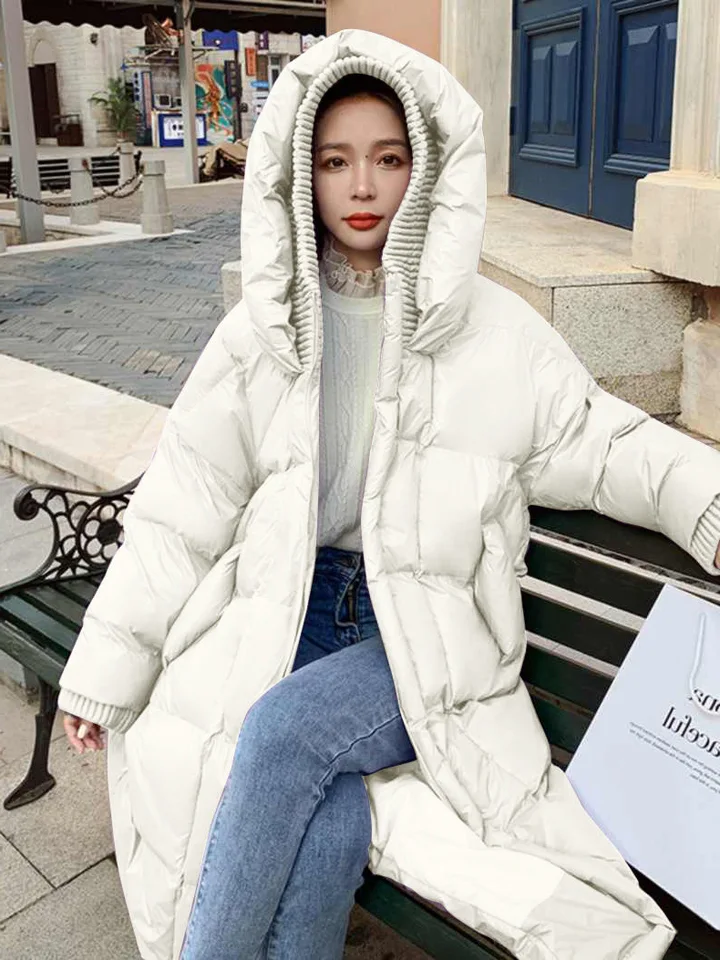 Doudoune Mi-longue Femme – Imperméable, Capuche Fausse Fourrure, Coupe Trench, Légère, Pour Randonnée Et Ville