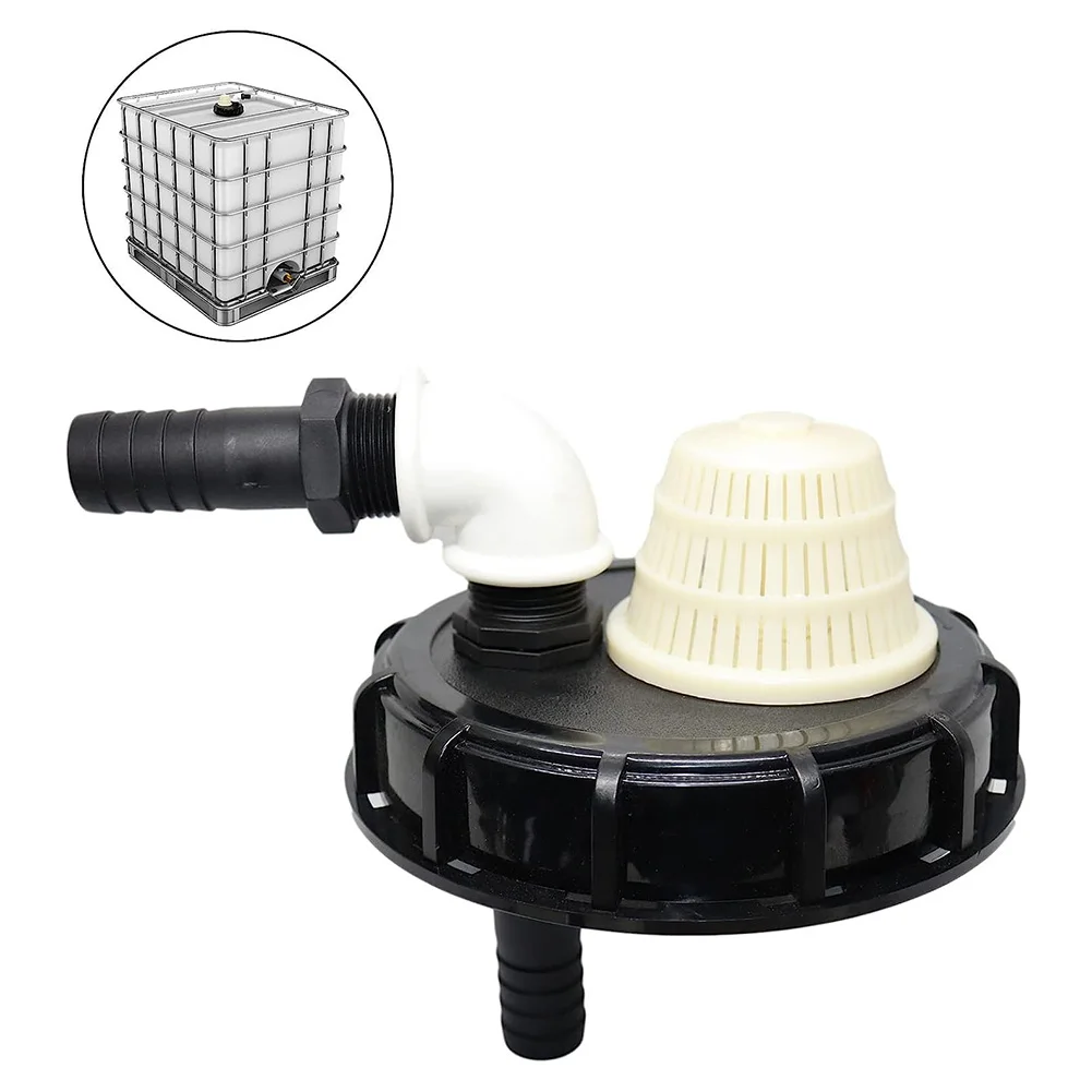 

1pc Plastic IBC Fuel Cap Water Tank Lid Closure Cap With Ventilation 163mm For IBC Barrel Water Tank Accessories Adapter Black