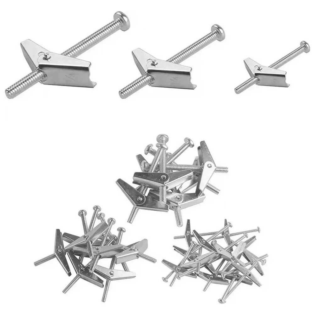 

Aircraft Expansion Screw Drywall Anchors Heavy Duty Toggle Bolts Expand Steel Wing Nuts