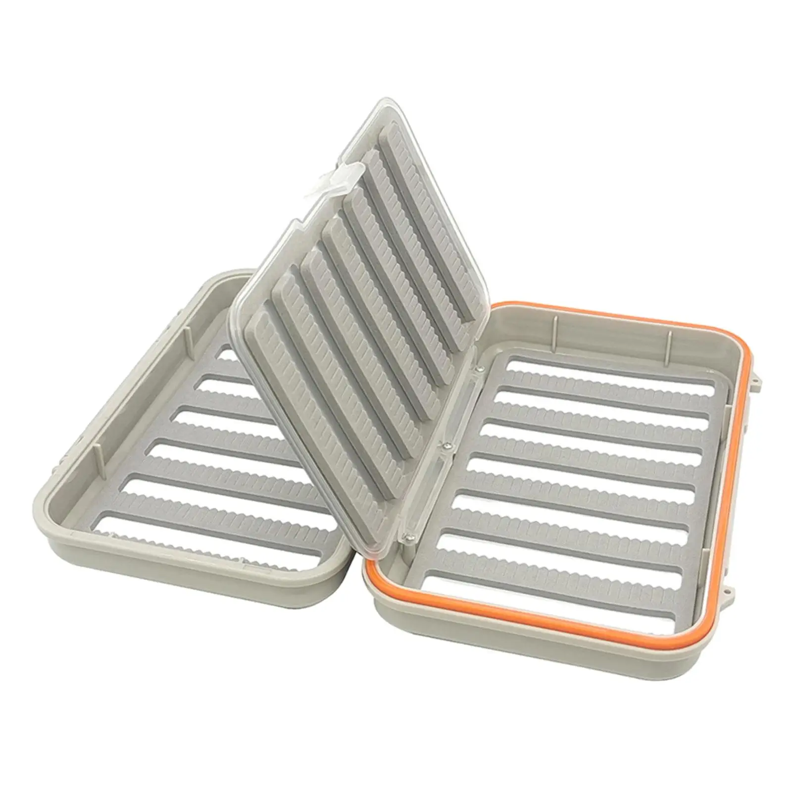 Waterproof Fly Box Organizer Fly Fishing Storage Case for Bass Trout Gear Dry