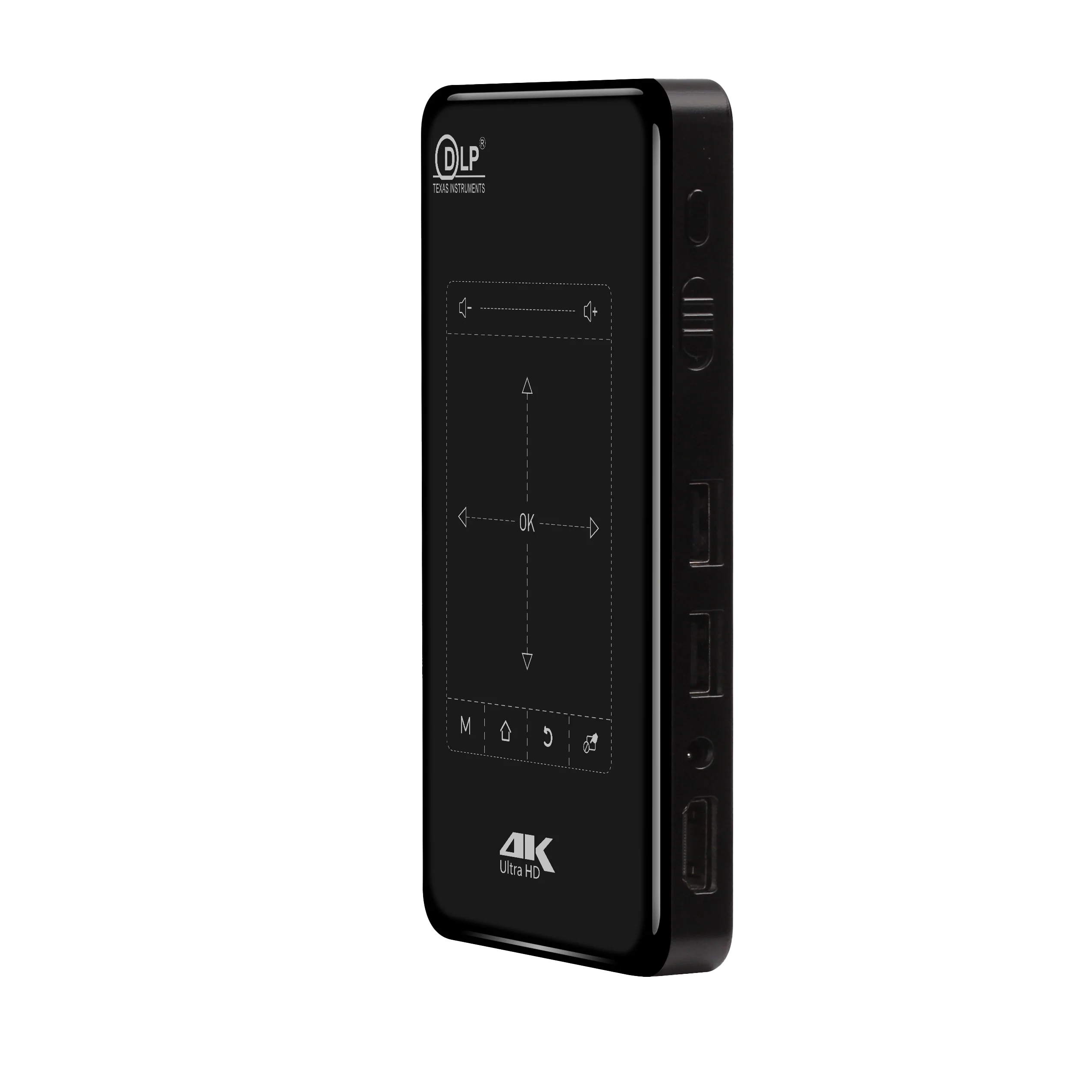 

2024 P09-II Mini Portable DLP светодиодный проектор с Wi-Fi и Android 9 10000:1, коэффициент контрастности для домашнего кинотеатра