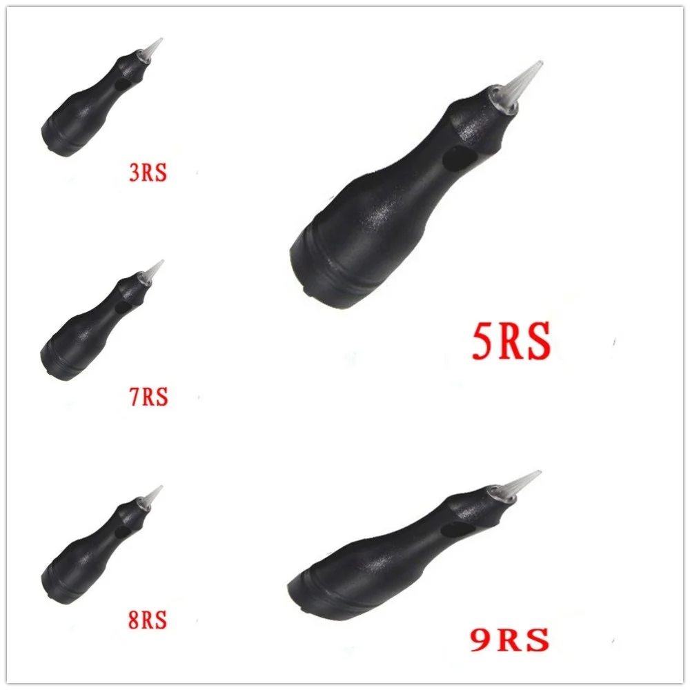 

100pcs 1/3/5/7/9RL/F/RM/M1/RS Disposable Tattoo Cartridge Needles Permanent Makeup Machine Needles For 3D Eyebrow Lips Eyeliner