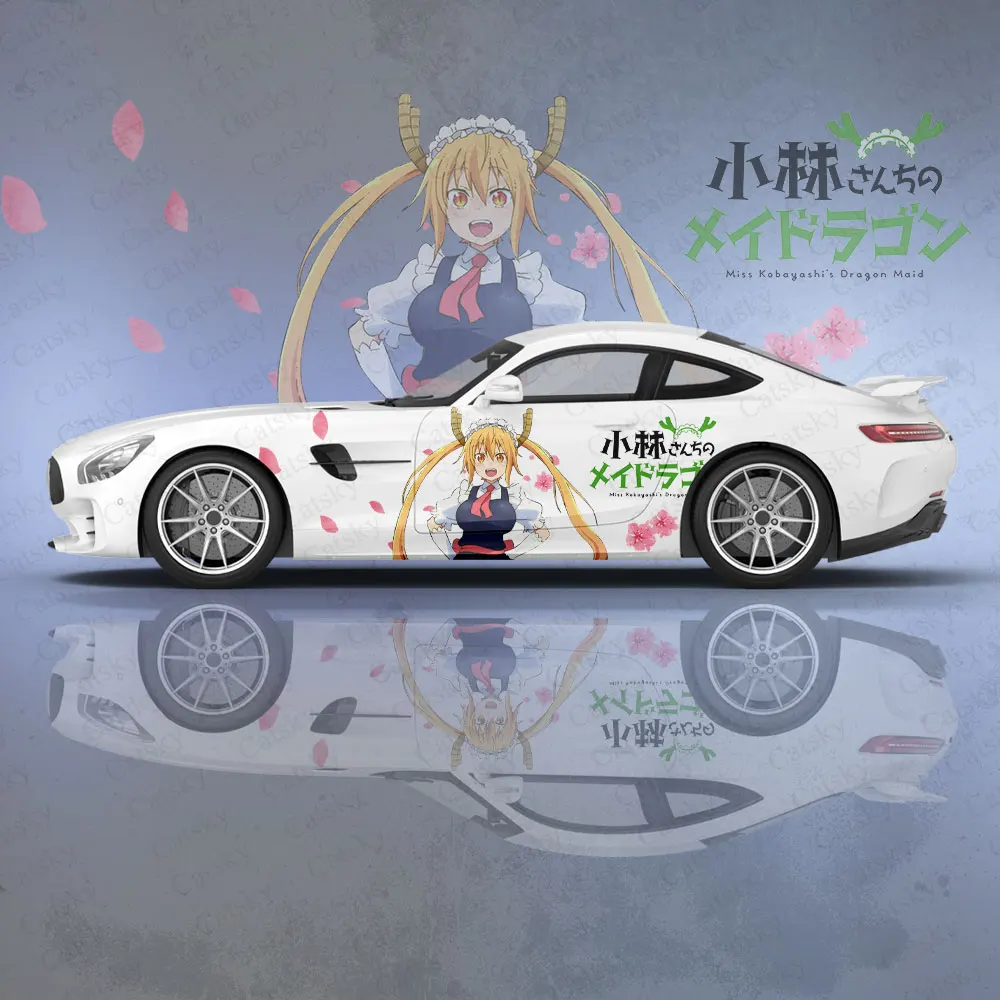 

Miss Kobayashi's Dragon Maid Car Body Stickers Anime Itasha Vinyl Car Side Decal Sticker Car Sticker Automotive Decor Film