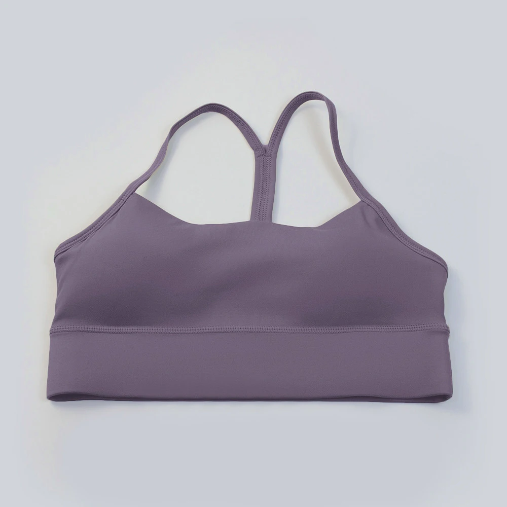 Sports Yoga Bra Gathering Y-Back Breathable Quick Drying High Quality Sports Cycling Fitness Running Women's Bra