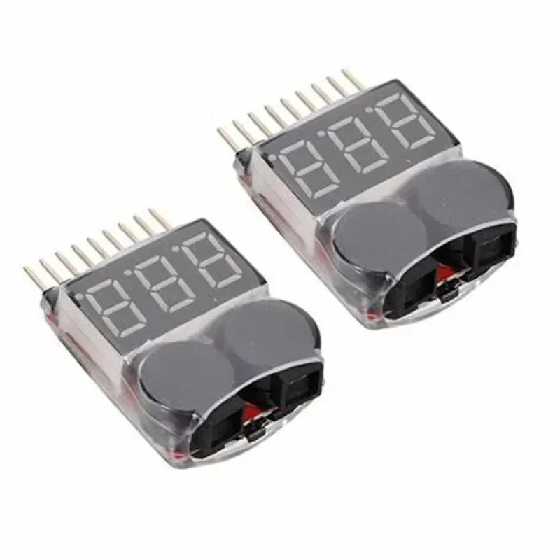 【original】 1-8S Lithium Level Display Buzzer Alarm 3.7V-30V Digital ...