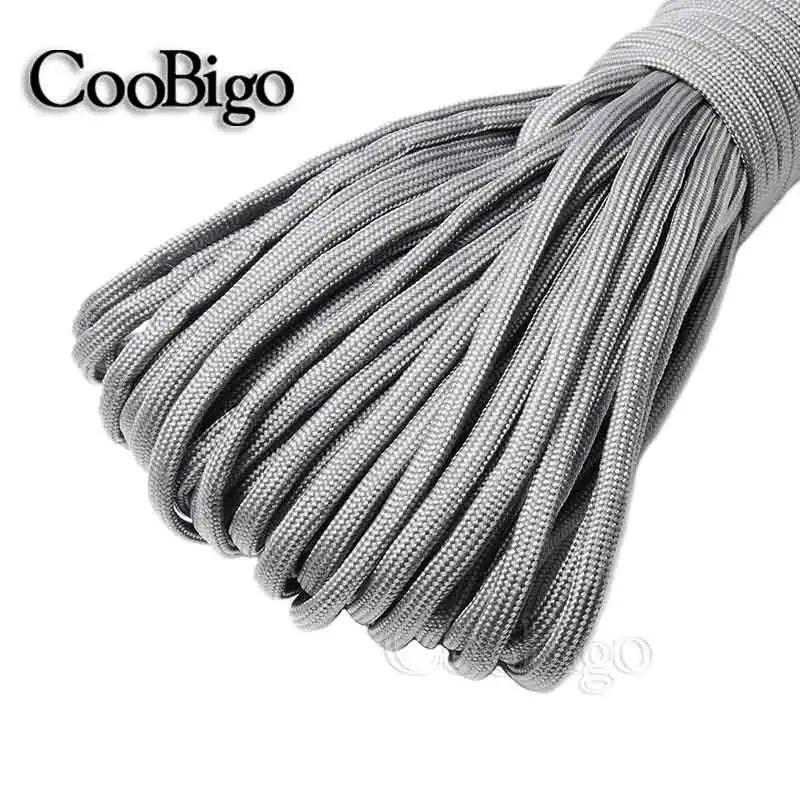 Durable 4mm Solid Color Parachute Cord for DIY Craft and Bracelet Making