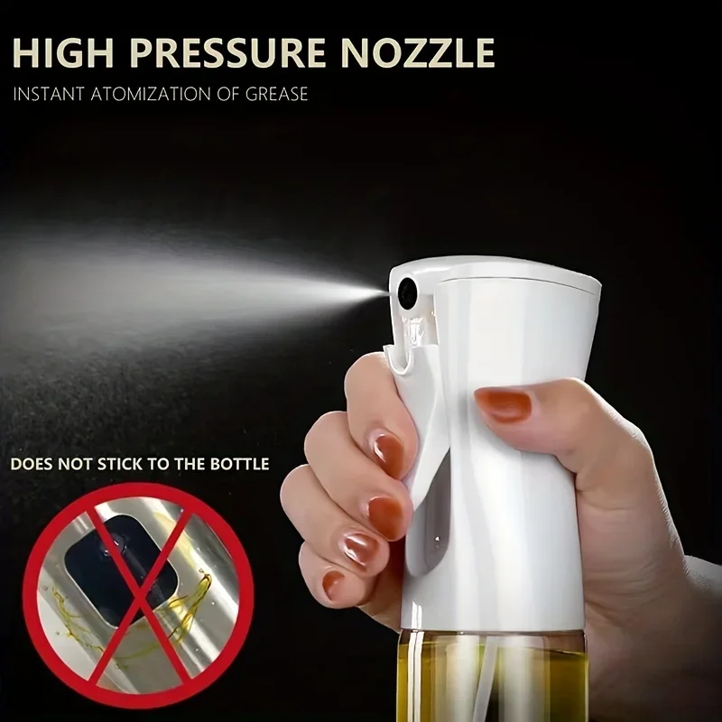 Oil Sprayer Kitchen Oil Dispenser Bottle 2pcs 200/300/500ml Pneumatic