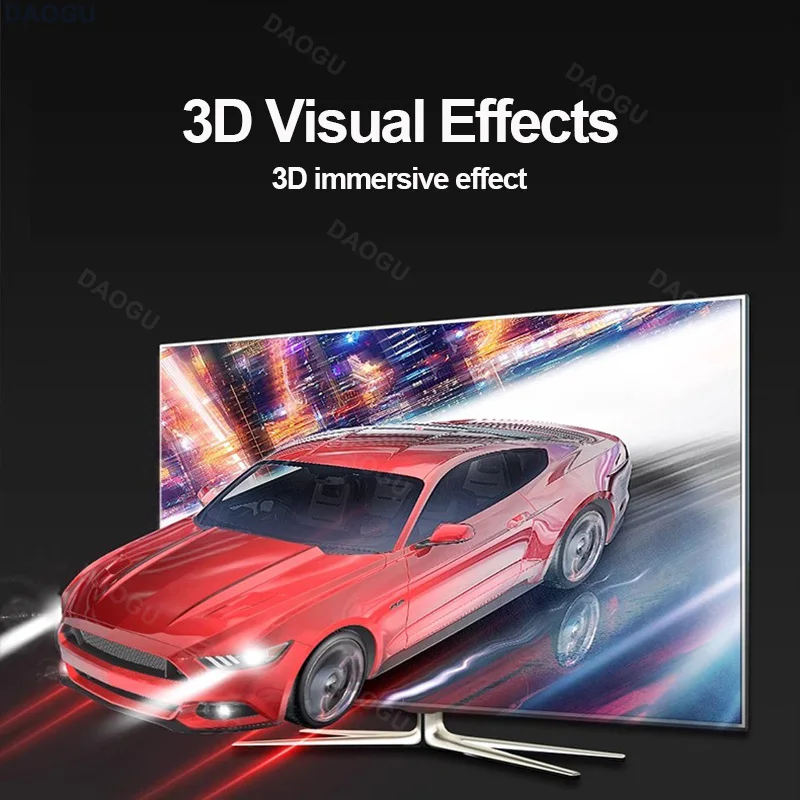 Ultra High-Speed 8K HDMI Cable with HDR and 3D Support, Various Lengths Available