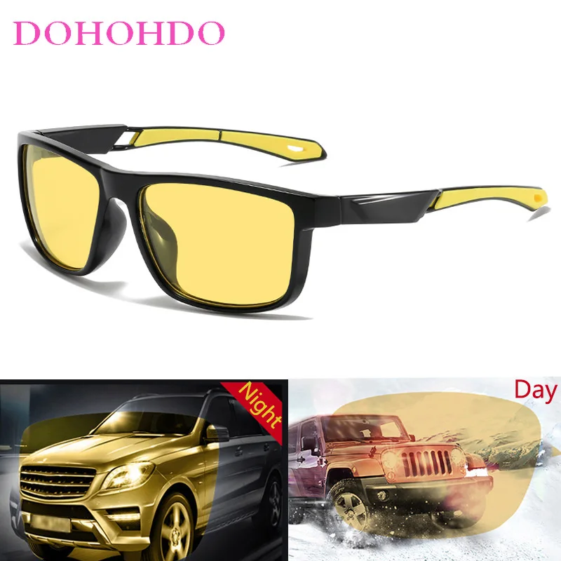 

Men Fashion Polarized Sunglasses Brand Designer Women Retro Classic Vintage Driving Night Vision Male Sun Glasses UV400 Oculos