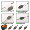 Zinc Alloy Carp Feeder Set - Quick-Release Anti-Rust Weights for Fresh/Saltwater Fishing Efficiency, 20g/30g/40g/50g, Perfect fo 2