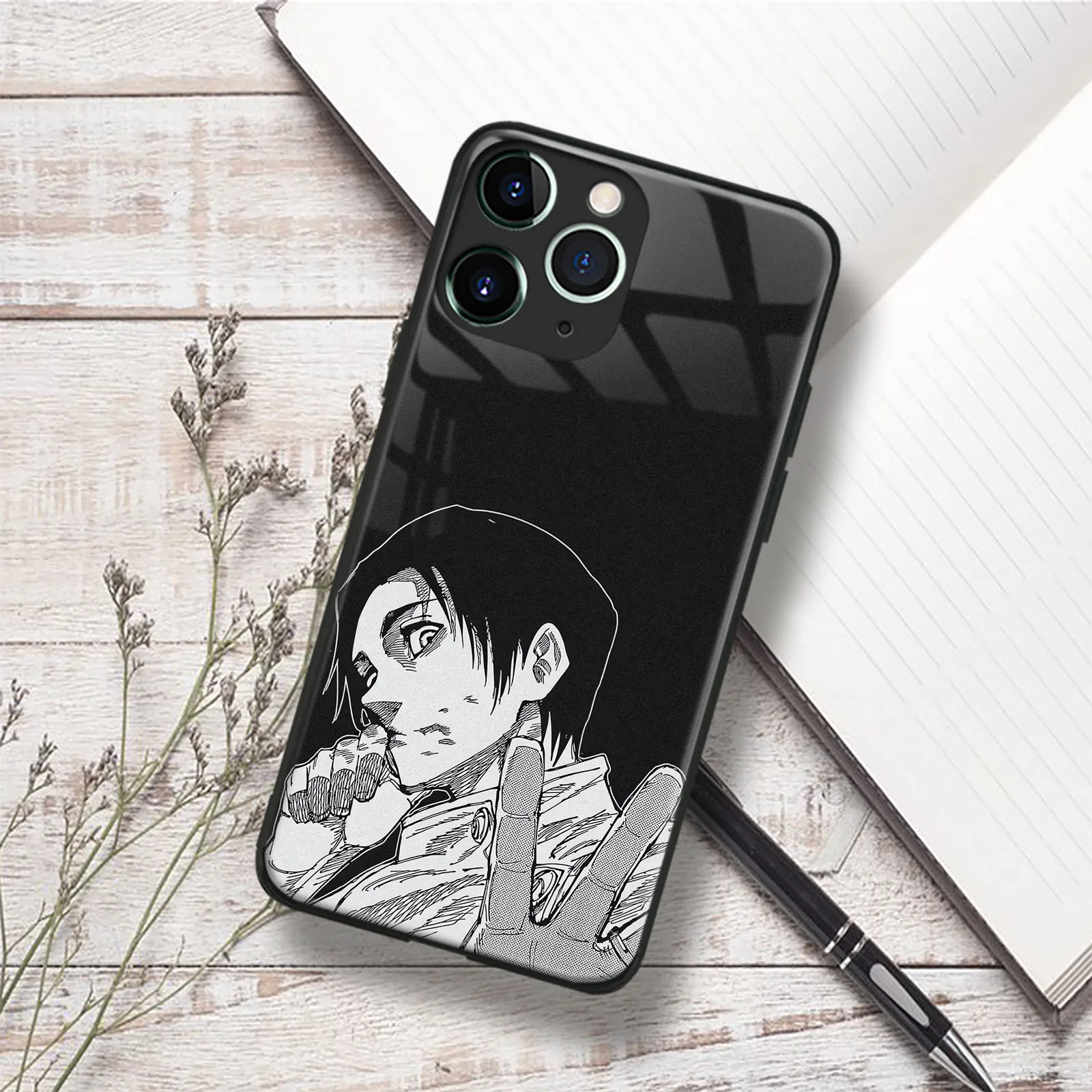 Yuta Okkotsu аниме ТПУ закаленное стекло манга чехол для телефона iPhone 15 14 11 Pro Max 7 8 15 Plus 12 13 Mini Xr Xs