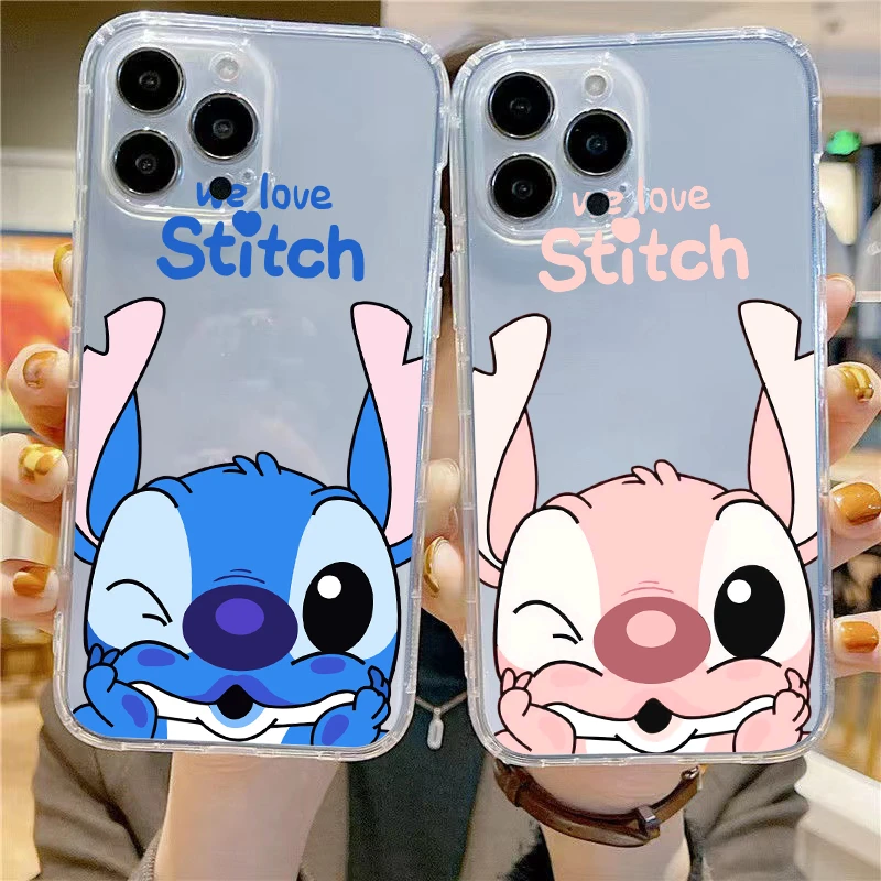 best case for iphone 12 pro max Cartoon Lilo Stitch Clear Case For iPhone 13 12 11 Pro Max Mini X XR XS Max 6 6S 7 8 Plus Phone Case Soft Coque Silicon Funda cool iphone 12 pro max cases