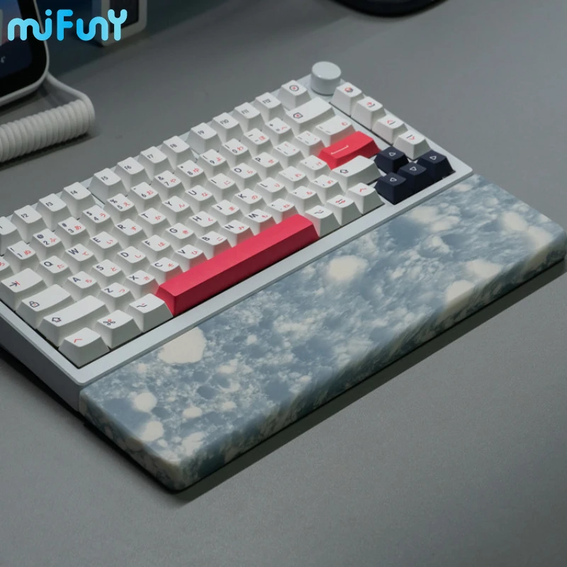 

Клавиатура MiFuny Microlite для рук, удобный рельефный оригинальный эргономичный упор для запястья для 61/68/87/98/104 клавиш, механическая клавиатура
